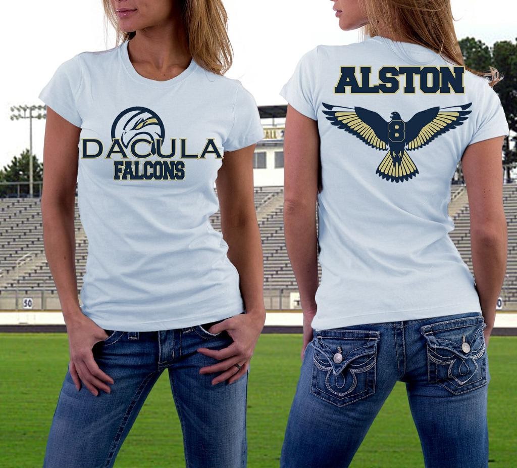 : Dacula High School Falcons Raglan Baseball Tee : Clothing,  Shoes & Jewelry