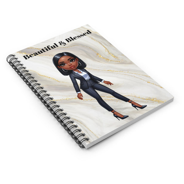 Beautiful & Blessed Spiral Notebook