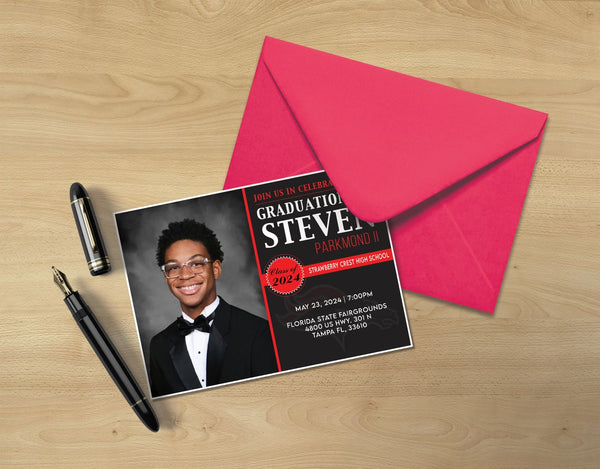 Peachy Brass Graduation Package (Reusable/Keepsake)