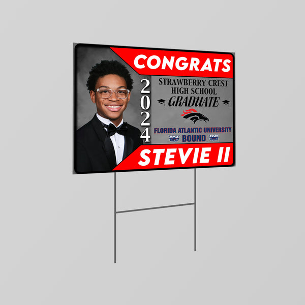 Custom Graduation Yard Sign