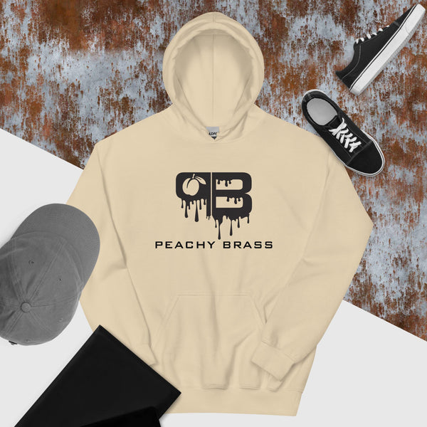 Peachy Brass Drip Unisex Hoodie