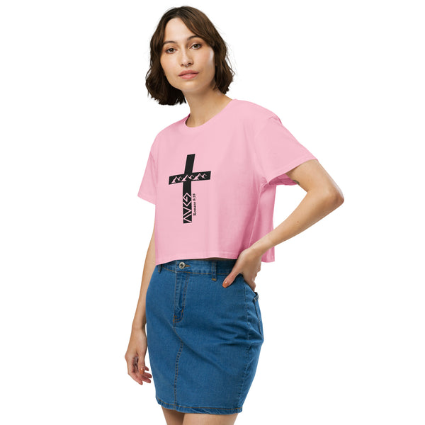 God is Greater Women’s crop top