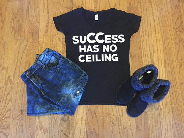 Christ Centered (Success Has No Ceiling) T-shirt - Peachy Brass