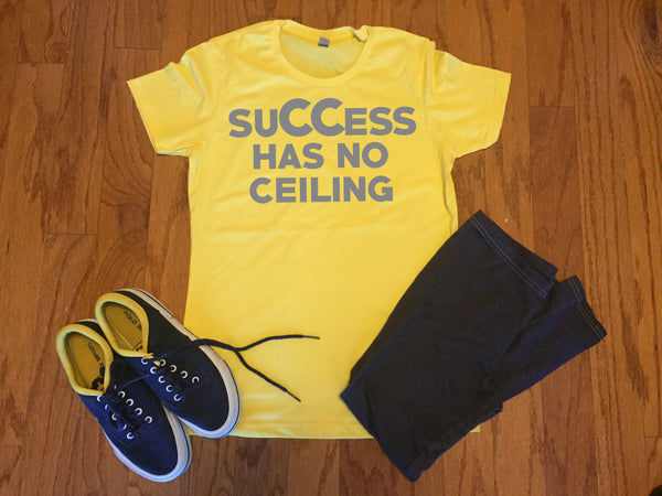 Christ Centered (Success Has No Ceiling) T-shirt - Peachy Brass