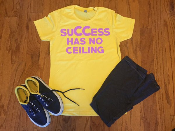 Christ Centered (Success Has No Ceiling) T-shirt - Peachy Brass