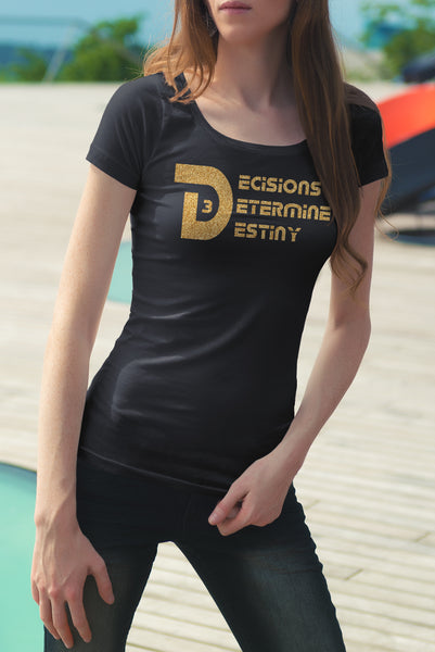 D3 (Decisions Determine Destiny) Shirt - Peachy Brass