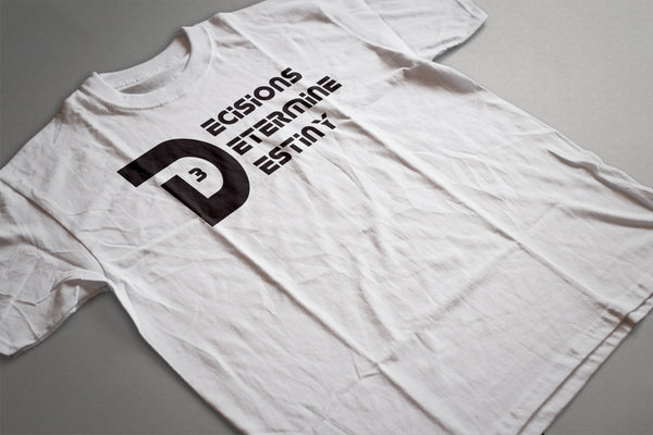 D3 (Decisions Determine Destiny) Shirt - Peachy Brass