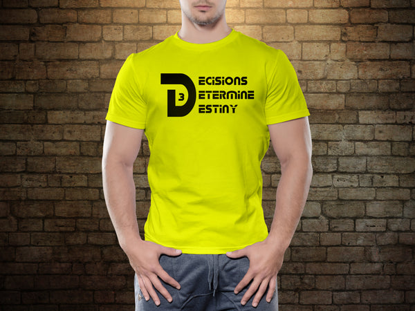 D3 (Decisions Determine Destiny) Shirt - Peachy Brass