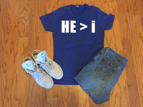 HE>I T-Shirt - Peachy Brass