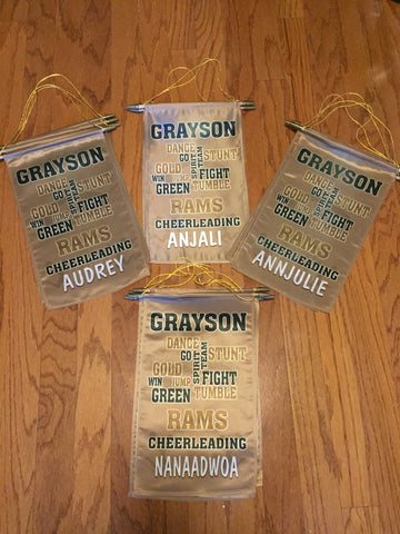 Grayson Door/Wall Banner - Peachy Brass