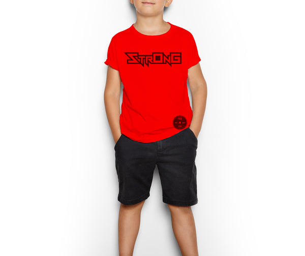 StrOnG T-Shirt (Youth and Adult) - Peachy Brass