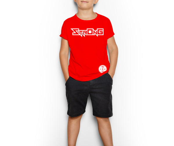 StrOnG T-Shirt (Youth and Adult) - Peachy Brass