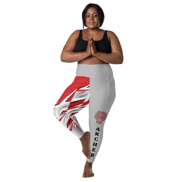 Archer Tigers Leggings with pockets,  - Peachy Brass