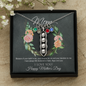 Peas In A Pod Necklace - Peachy Brass