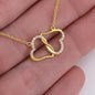 Everlasting Love-Necklace - Peachy Brass