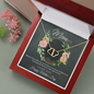 Everlasting Love-Necklace - Peachy Brass