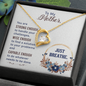 Forever Love Necklace-Mother - Peachy Brass