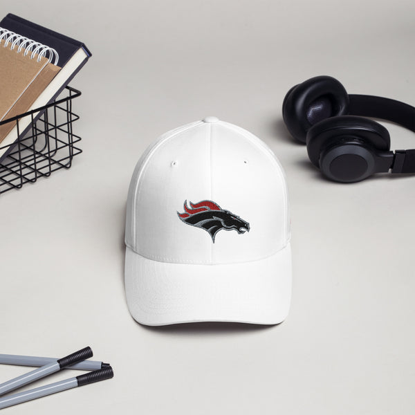 Strawberry Crest Structured Twill Cap (Football),  - Peachy Brass