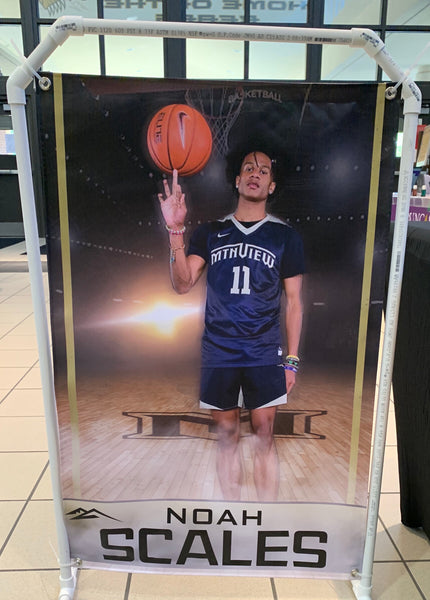 Player Banners (Reusable/Keepsake) - Peachy Brass