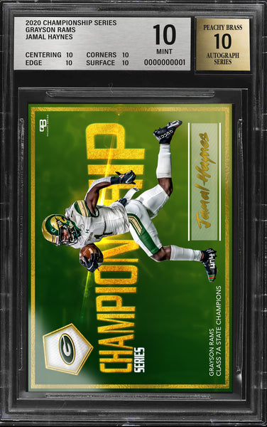 Personalized Digital Trading Cards - Peachy Brass