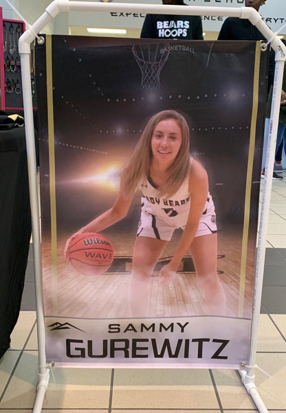 Player Banners (Reusable/Keepsake) - Peachy Brass