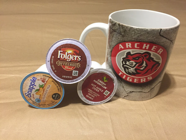 Archer Tigers Mug - Peachy Brass