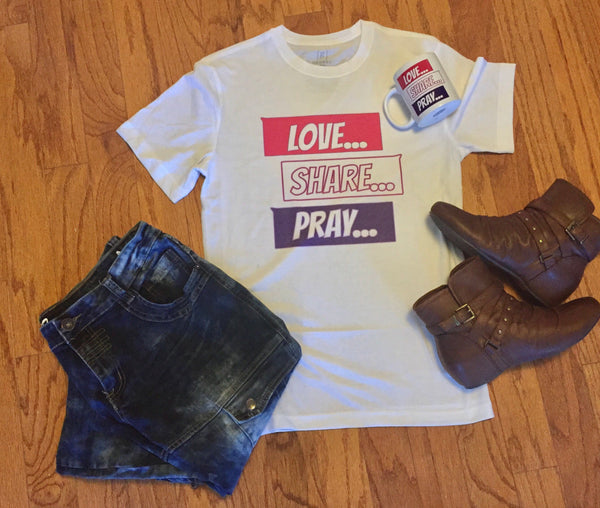 LSP Chat Boxes T-Shirt and Mug Set - Peachy Brass