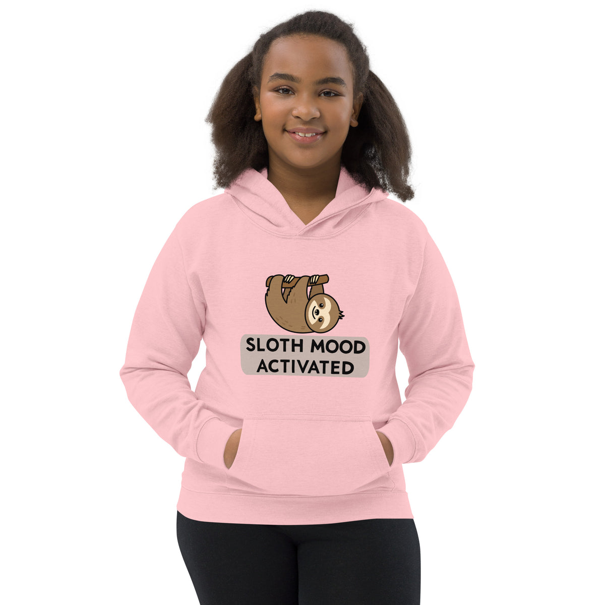 Welcome sloth 2025 pink hoodie