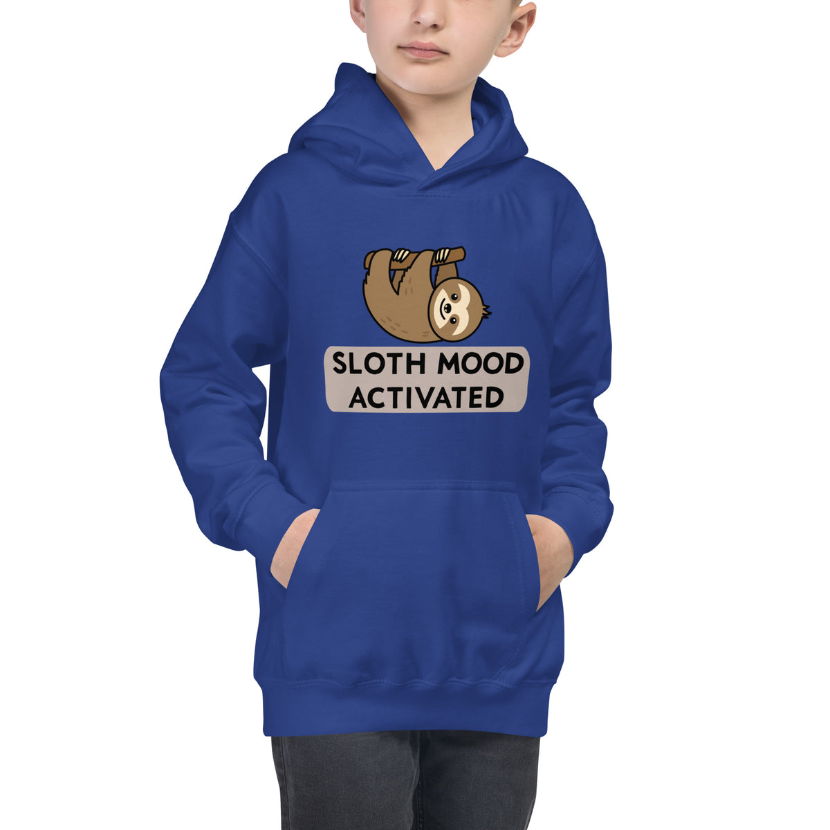 Kids sloth online hoodie