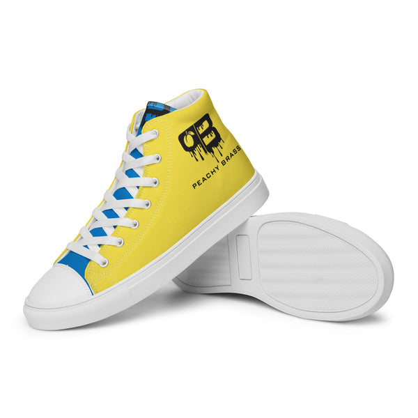 Activewear Shoes for Men The Drip (Yellow/Blue) - Peachy Brass