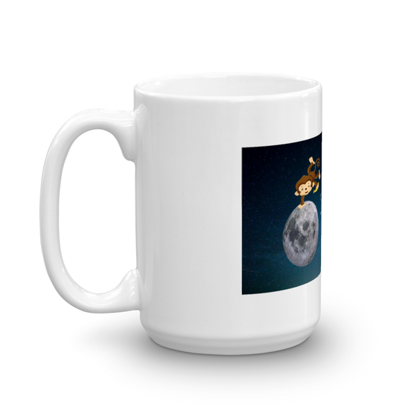 I Love You To The Moon And Back Mug - Peachy Brass