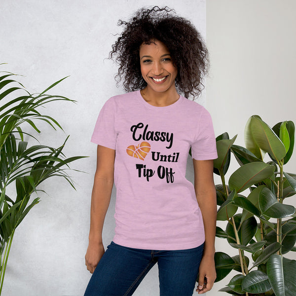 Classy Until Tip Off Shirt (unisex) - Peachy Brass