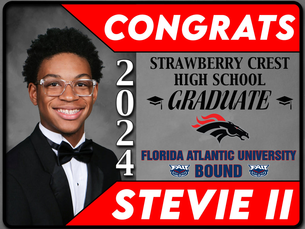 Custom Graduation Yard Sign