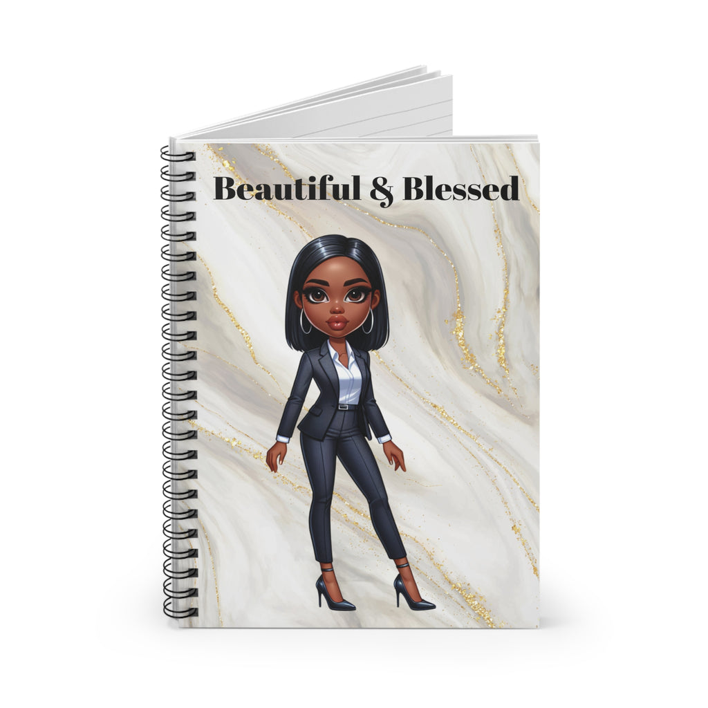 Beautiful & Blessed Spiral Notebook