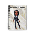 Beautiful & Blessed Spiral Notebook