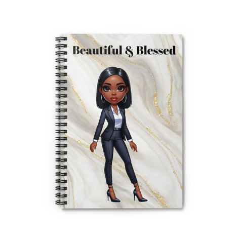 Beautiful & Blessed Spiral Notebook