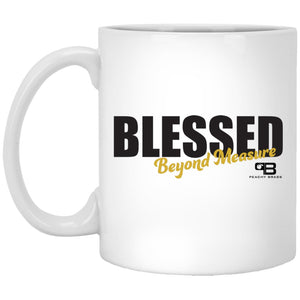 Blessed Beyond Measure White Mug