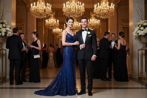 couple at a gala event