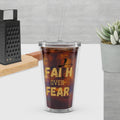 Faith Over Fear Tumbler – Sip Boldly. Live Fearlessly.
