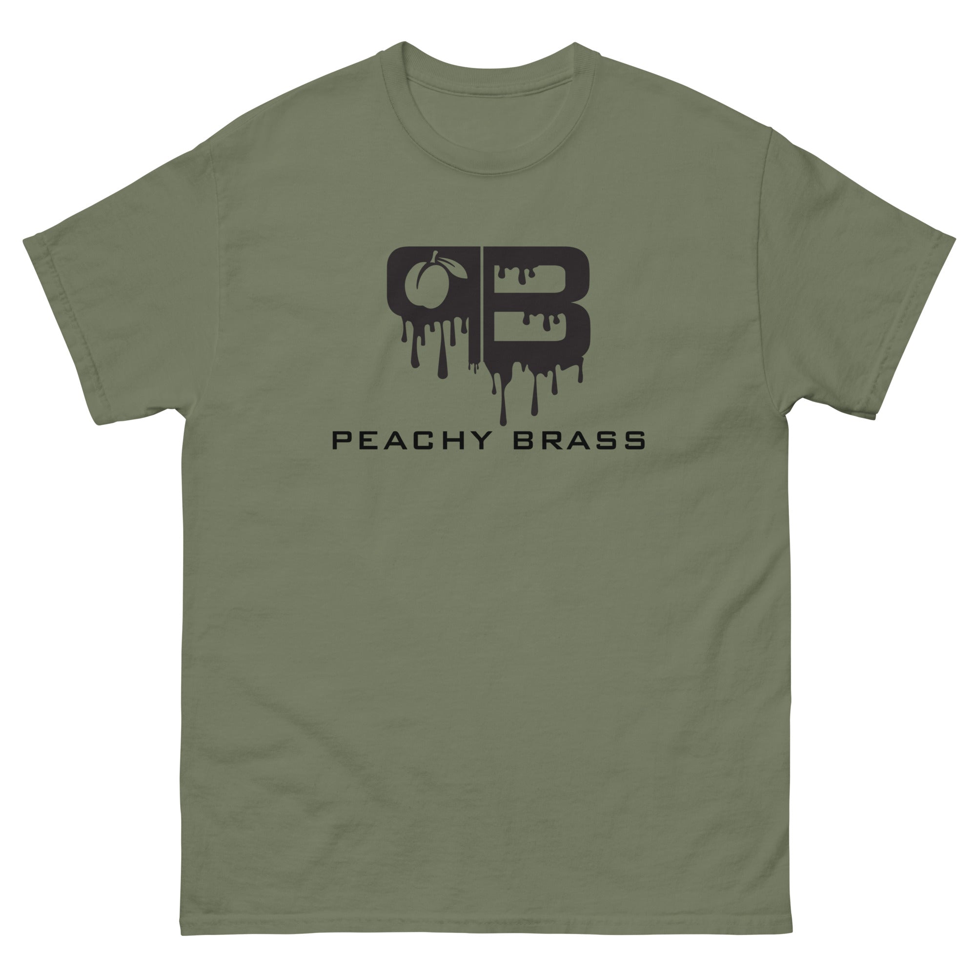 Peachy Brass Drip Classic Tee