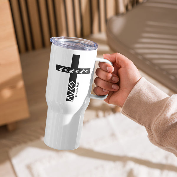 God is Greater Travel Mug w/Handle