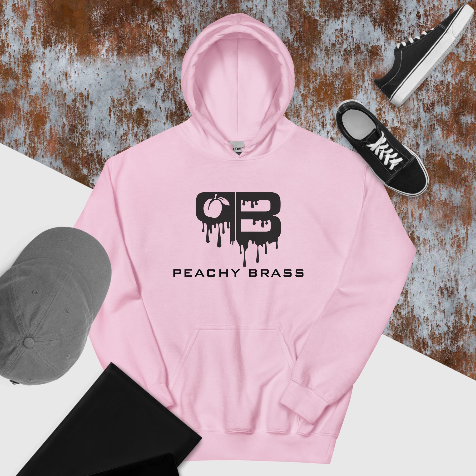 Peachy Brass Drip Unisex Hoodie