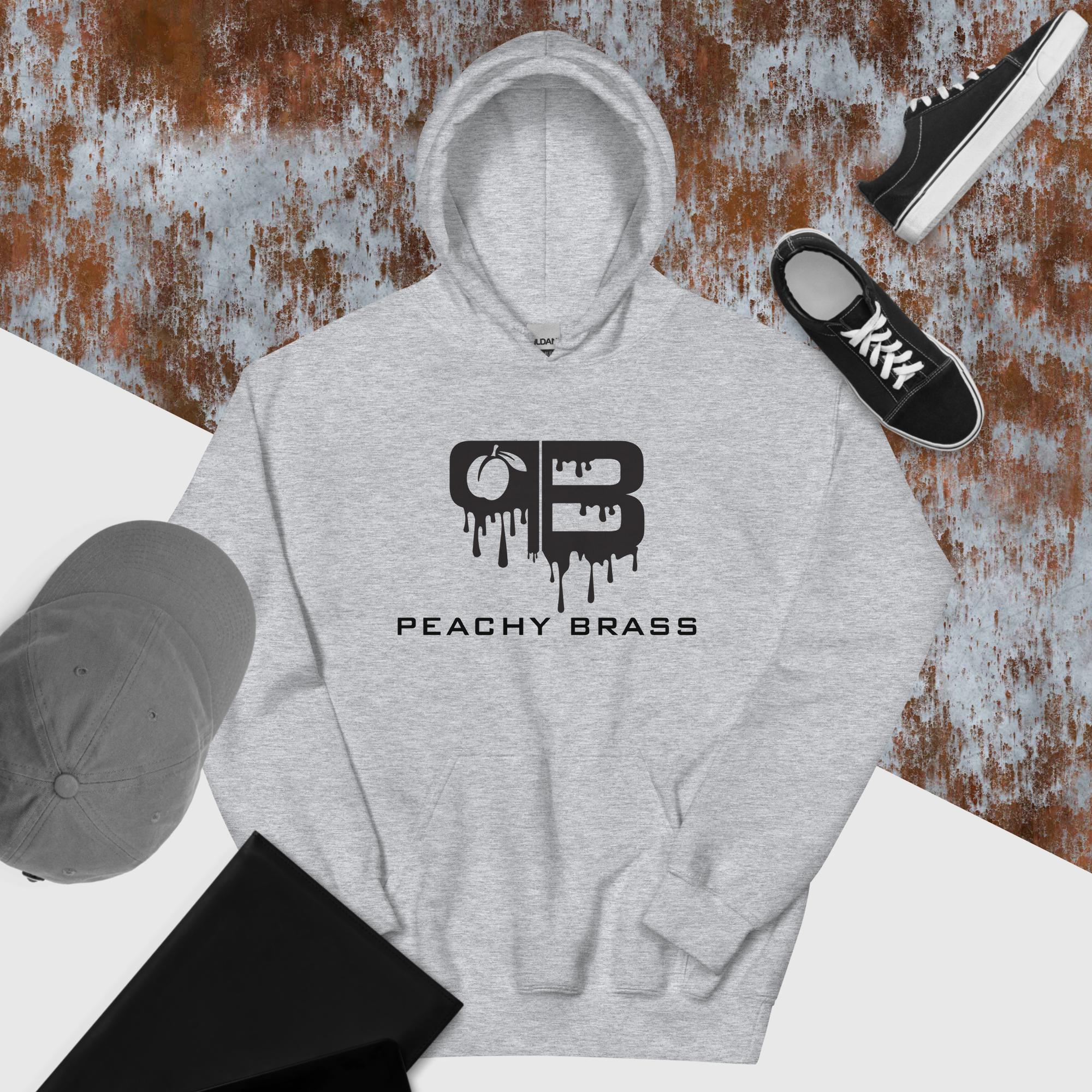 Peachy Brass Drip Unisex Hoodie