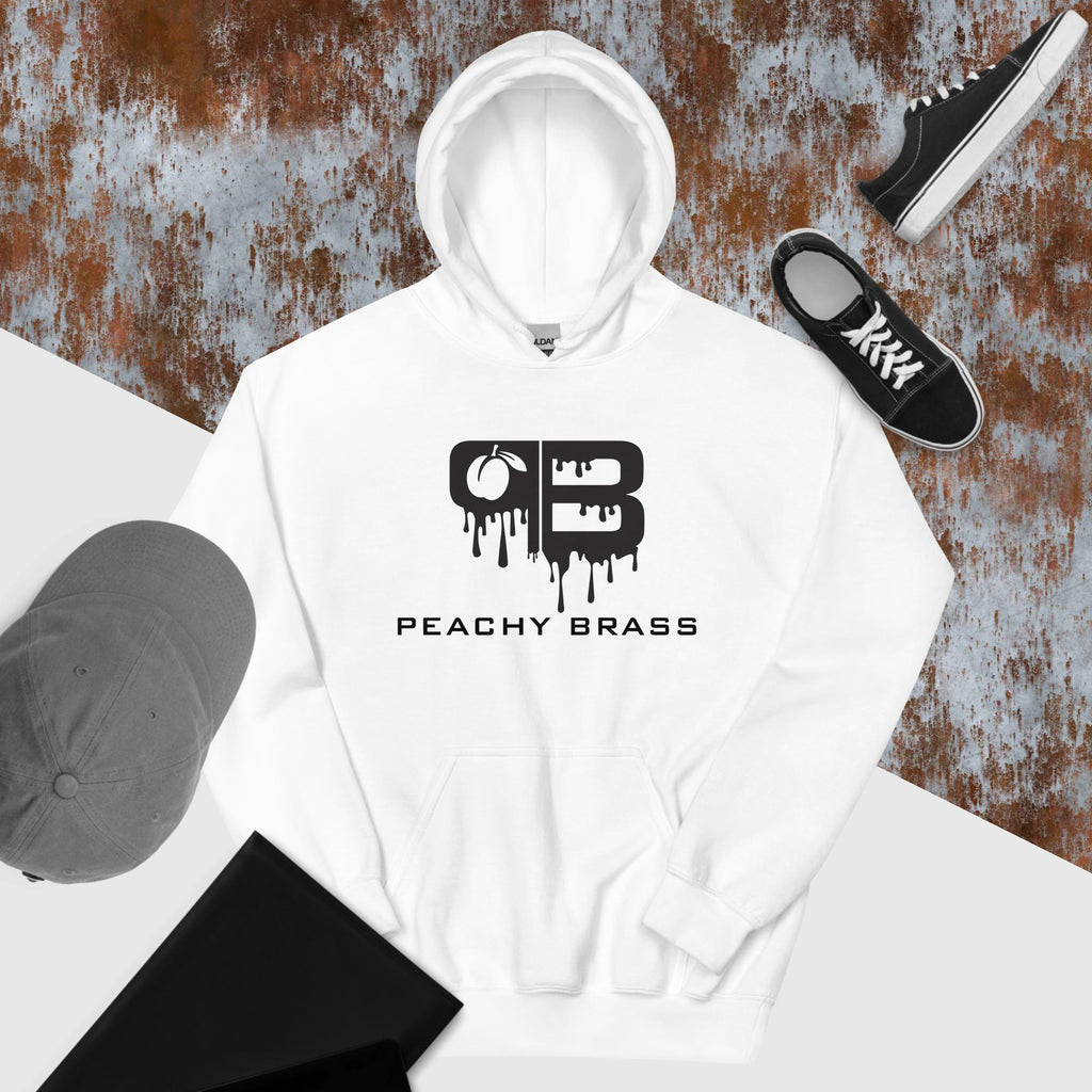 Peachy Brass Drip Unisex Hoodie