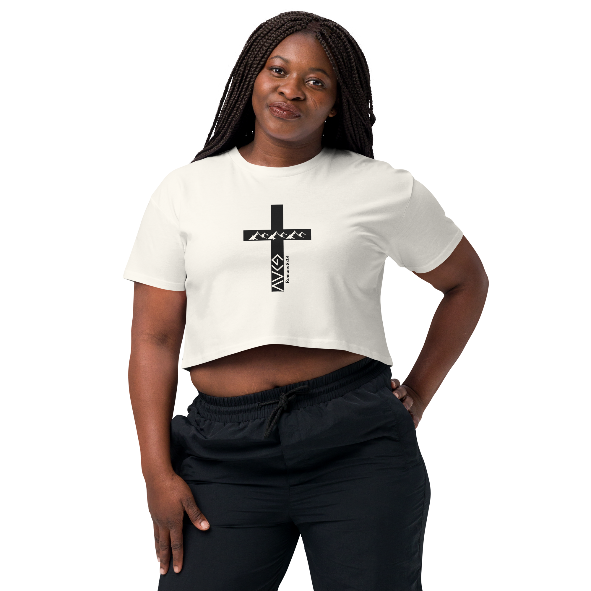 God is Greater Women’s crop top