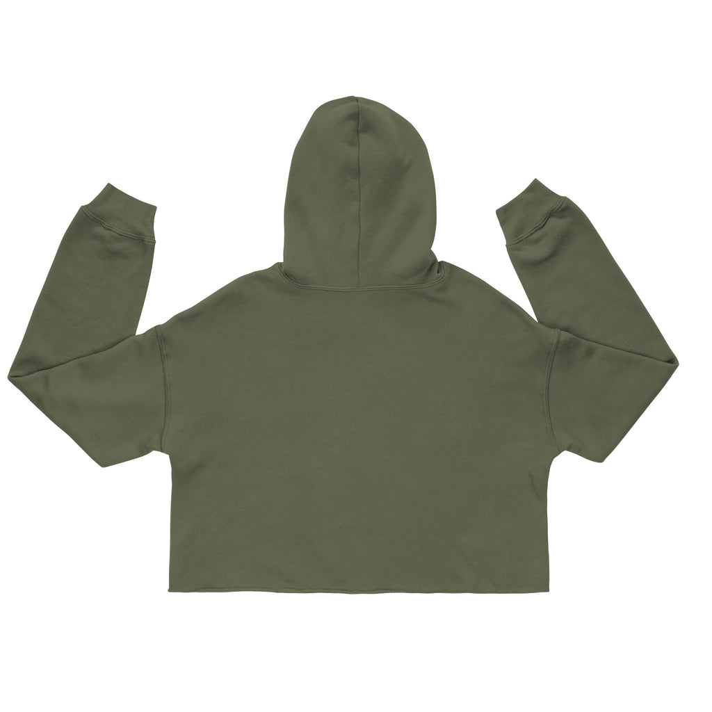 God Has A Plan Crop Hoodie Back