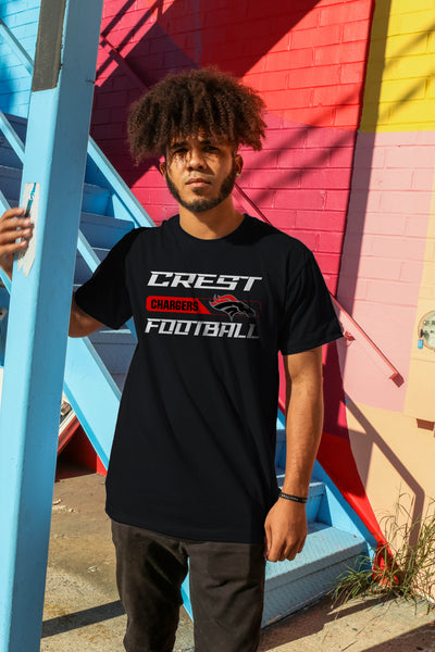 Strawberry Crest(SCHS) Chargers Football Shirt, shirt - Peachy Brass