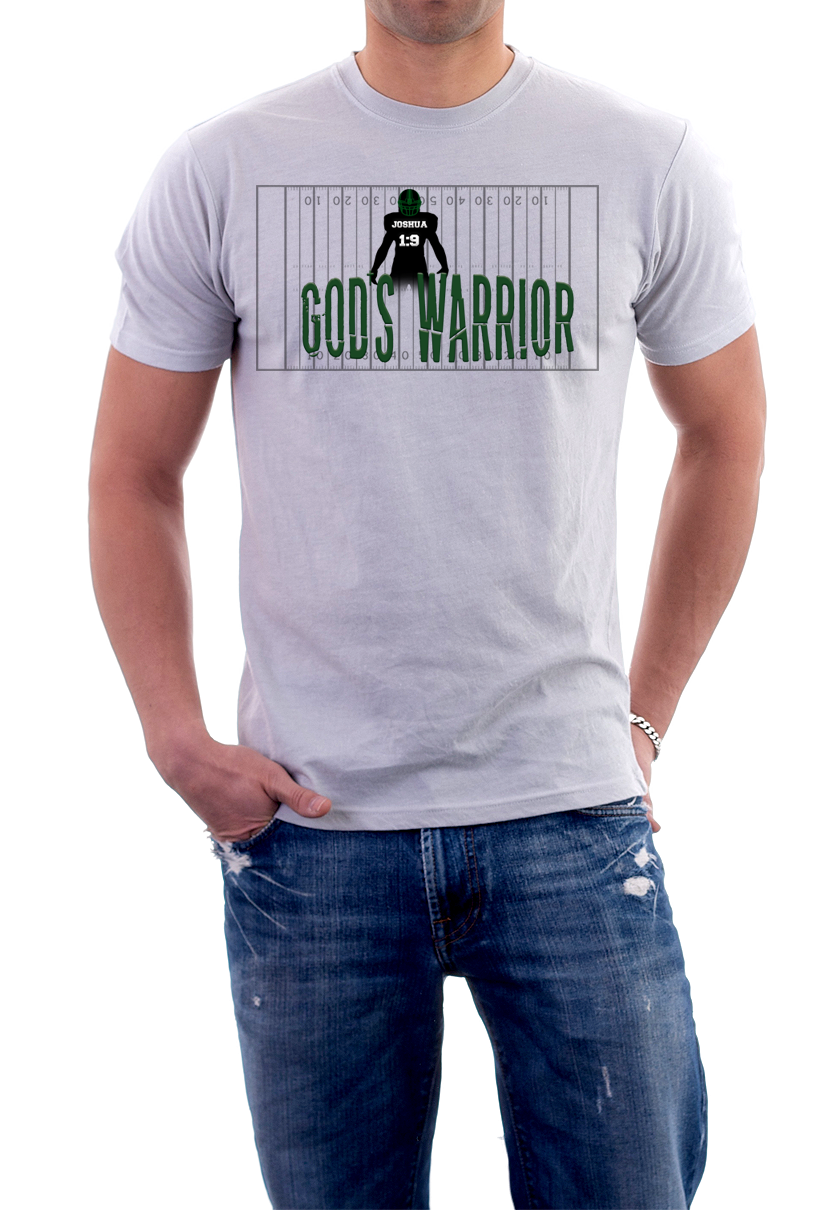 God's Warrior Football Shirt - Peachy Brass