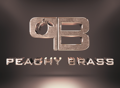 Custom Logo Design - Peachy Brass
