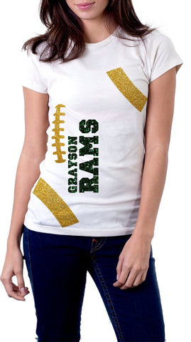 Grayson Rams Football Shirt - Peachy Brass